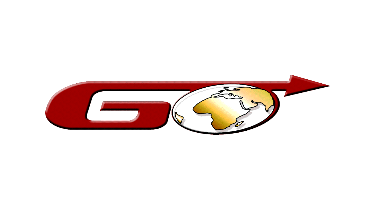 GO rotating globe logo